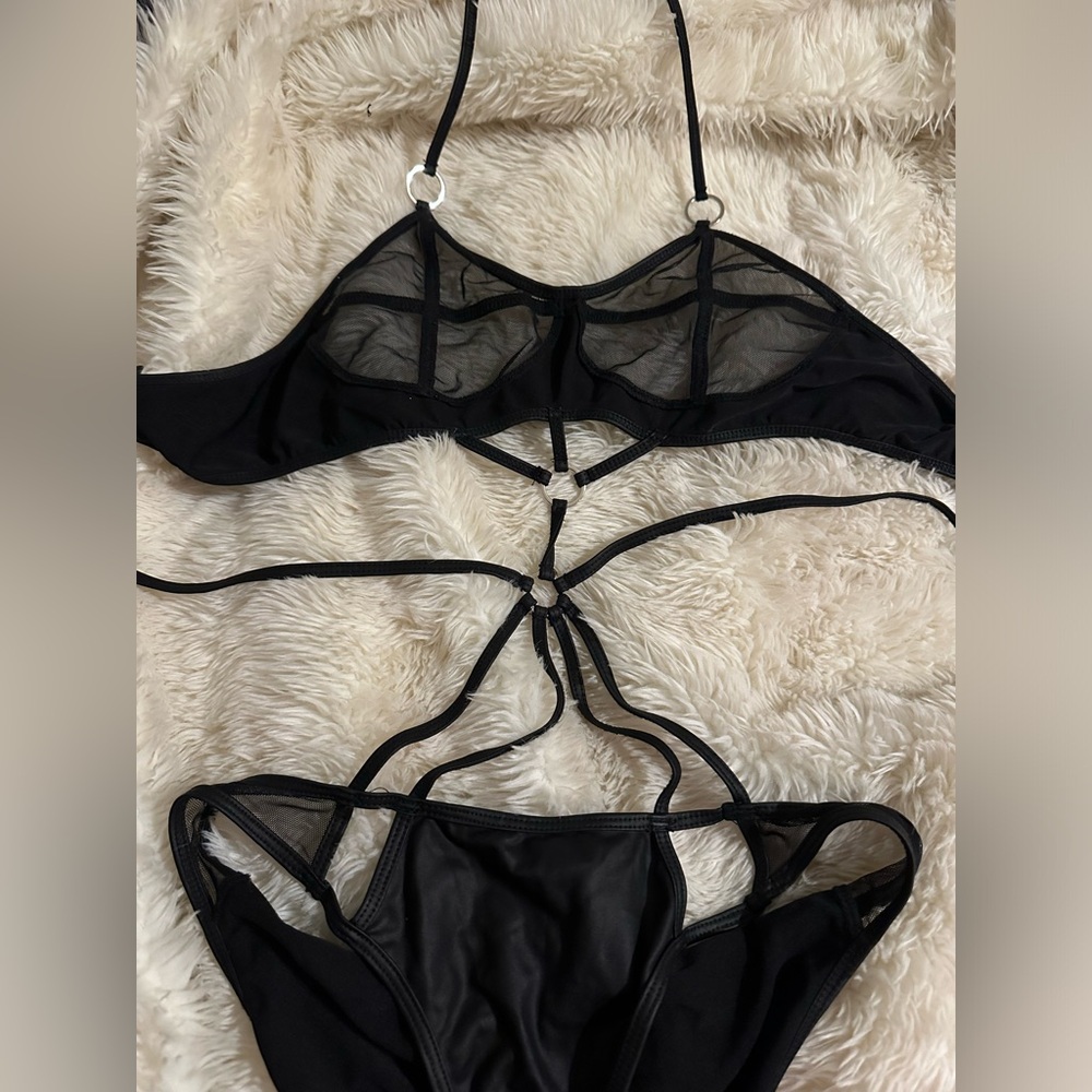 Fredericks of Hollywood bondage teddy